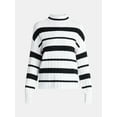 thumbnail image 5 of Time and Tru Women's Ribbed Mock Neck Sweater, Lightweight, Sizes XS-XXXL, 5 of 5