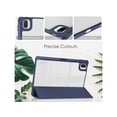 thumbnail image 3 of Étui pour Xiaomi Pad 5 / Pad 5 Pro 11 Pouces, Couverture Arrière Rigide Transparente Support Intelligent Trifold avec Porte-Stylo, Stylet, Réveil/sommeil Automatique, 3 of 7