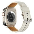 thumbnail image 2 of GadgetCom Bracelet de Remplacement Compatible avec Apple Watch Series 10 42 mm, Bracelet en Cuir Véritable, 2 of 3