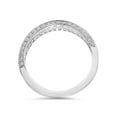 thumbnail image 3 of Bague Pavée de Diamants 3/4 Ct en Or Blanc 14 K, 3 of 4