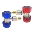 thumbnail image 2 of Risegun Nuevo R134 Mini acoplador rápido ajustable de alto y bajo voltaje enchufe rápido automotriz aire acondicionado con conector de conversión de tipo nieve, 2 of 8