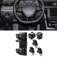 thumbnail image 1 of Qiilu 6 interruptores cromados para faros delanteros + interruptor de espejo retrovisor + kit de interruptor de ventana de puerta para Jetta MK5 MK Rabbit Passat B6 B7 TIGUAN EOTVIA No, 1 of 6