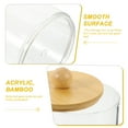 thumbnail image 3 of LEORX 2Set Cotton Rounds Holder Transparent Acrylic Storage For Cosmetic Organization, 3 of 8