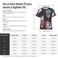thumbnail image 4 of Bixox Men's Cat Icecream Printed Short Sleeve Skinny Athletic T-Shirt, 4 of 6