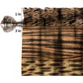 thumbnail image 6 of Wild Animals Curtain Valance for Kitchen Cheetah Zebra Tiger Animal Fur Pattern Hunters Cabins Decor Rod Pocket Window Curtain Valance for Living Room Bathroom Bedroom 54x18inch, 6 of 6