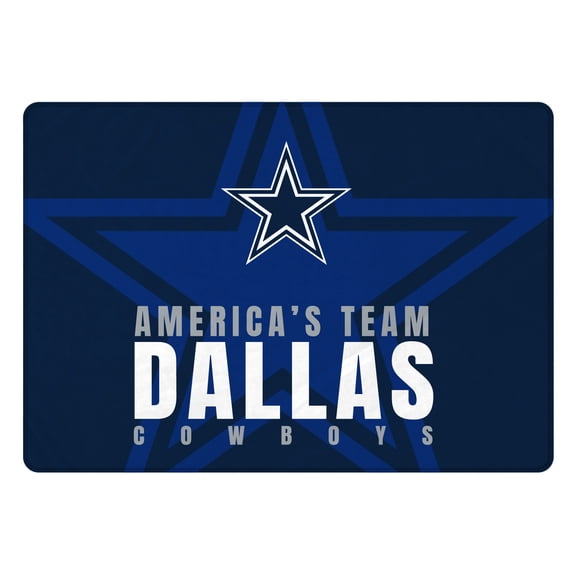 Pegasus Dallas Cowboys 60" x 90" Oversized Slogan Fade Ultra Cozy FAN-mily Blanket