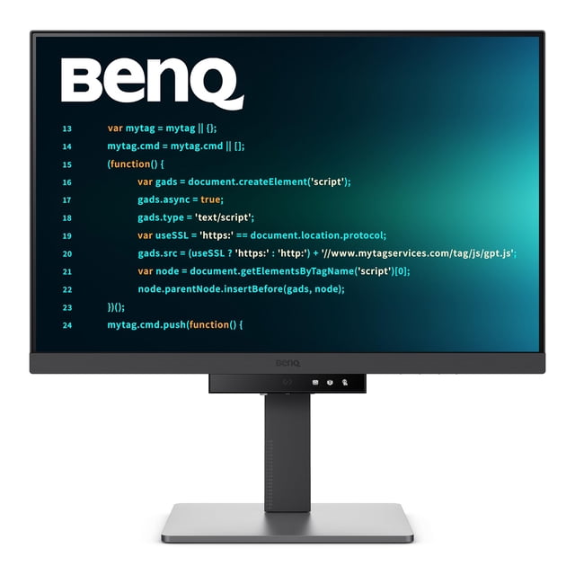 BenQ RD240Q Monitor de programación WQXGA de 24,1”, USB tipo C de 90 W, modos de codificación avanzados, tecla de acceso rápido a codificación, diseño ergonómico, relación especial 16:10, modo circadi