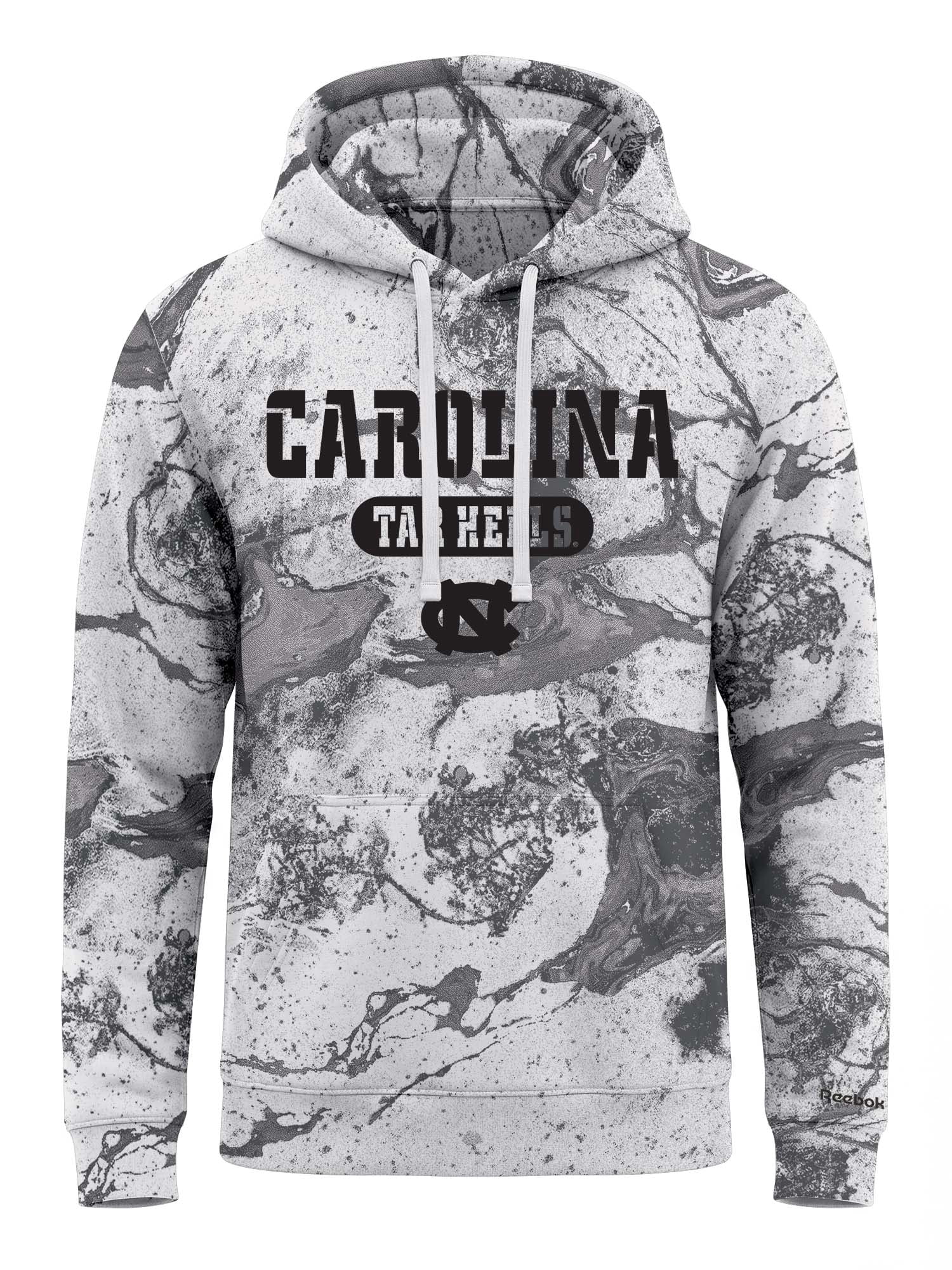 North Carolina Tar Heels Reebok Mens All Over Print Hooded Sweatshirt