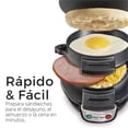 thumbnail image 4 of Sandwichera para Desayuno Hamilton Beach Placas Antiadherentes | Preparador de Sandwich con Huevo Libre de PFAS 600W, 4 of 5