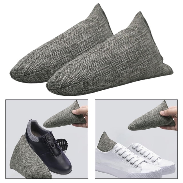 2x removedor de olor bolso activado absorbedor de húmedo removedor bolsas de purificación de aire para zapatos deportivos zapatillas de gimnasia en el