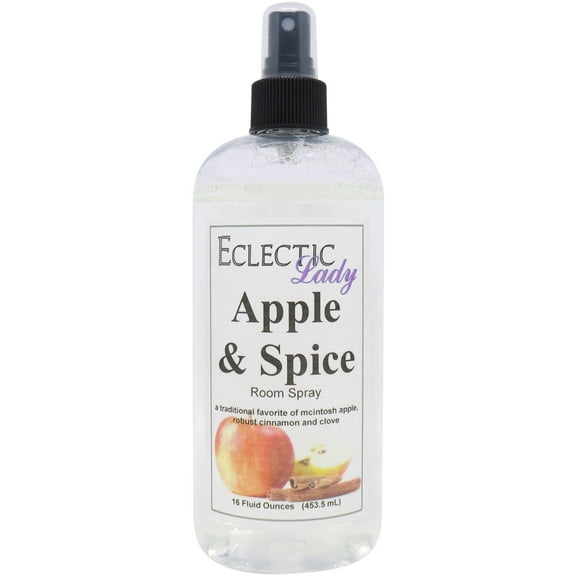 Apple and Spice Room Spray by Eclectic Lady (Double Strength), 8 Ounces, Fragrant Aromatic Room Mist For Home, Room, Office