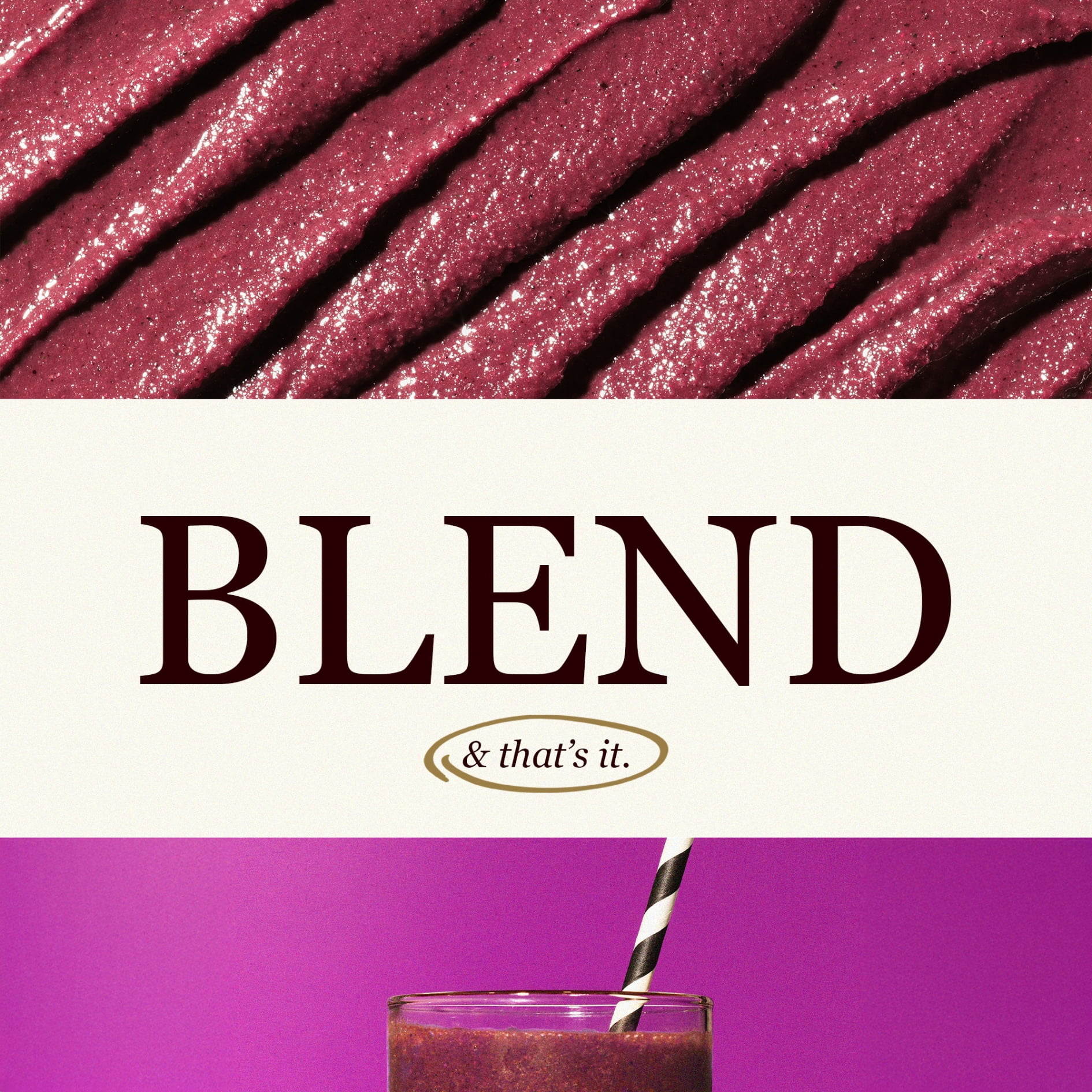 Campoverde Frozen Fruit & Veggie Smoothie Mix, Acai Energizing Power, 4 Pre-Portioned Packs, No Added Sugar, 32 oz
