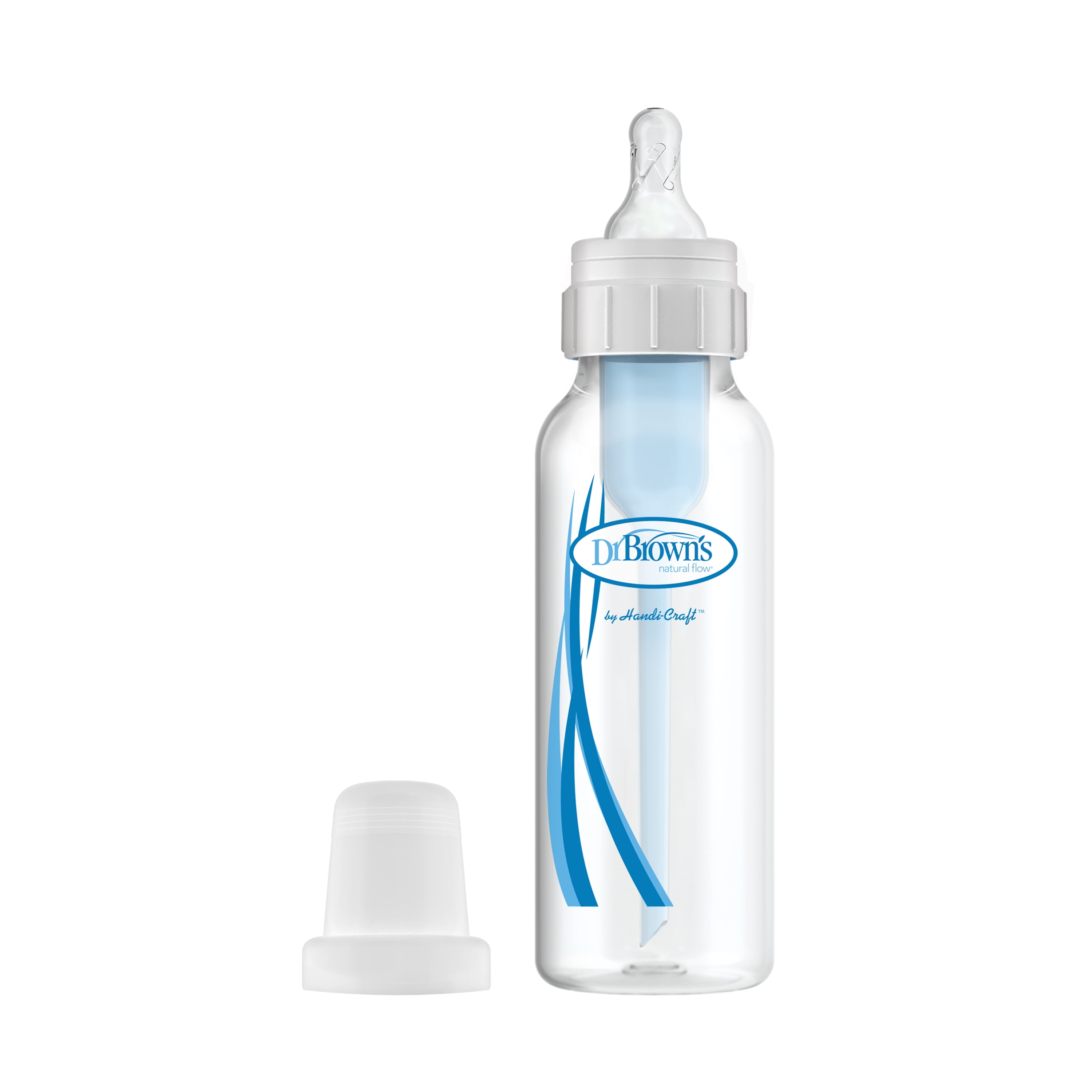 Dr Brown's Natural Flow 3pk Wide Neck 240ml 8oz Baby Bottle BPA Free Reduce Wind 
