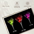 thumbnail image 6 of Elephant Stock Flashy Martinis Wall Art - Horizontal Canvas Wall Art - Living Room Wall Decor - Food And Drink Canvas - Black And Red Decor - 36" x 24", 6 of 8
