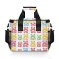 thumbnail image 7 of FORMRS Insulated Cooler Bag 24 Cans Capacity Soft Leakproof Lunch Box with Side Pockets, Gummy Bear Pattern, 7 of 7