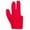 Red, variant on Leaveforme Spandex Snooker Billiard Cue Glove Pool Left Hand Open Three Finger Accessory