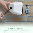 thumbnail image 2 of 3PCS Outdoor Faucet Covers for Winter, Foam Spigot Covers Winter Insulated for Freeze Protection, 2 of 5