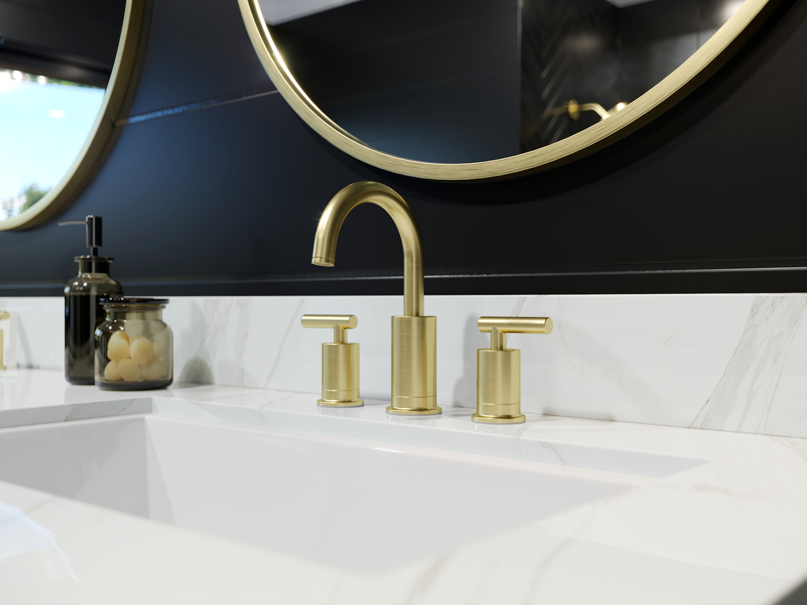 Pfister LG49-NCPK Contempra 1.2 GPM Widespread Bathroom Faucet - Nickel