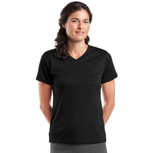 SportTek SportTek Womens Comfortable VNeck Workout TShirt, Pack