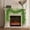 Green_New#95319, variant on Halloween Wreath - Artificial Maple Leaf Vine Garland for Fireplace Mantel, Christmas & Party Decor