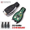 thumbnail image 2 of BZTOPKEYS Remote car key fob 315/434Mhz for Mercedes Benz NEC BGA BE W202 W203 W204 W210 W220 smart semi-key less, 2 of 7