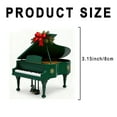 thumbnail image 3 of Piano Christmas Ornament, Piano Player Tree Decoration, Acrylic 2D Flat Instrument Ornament, Piano Hanging Decorations, Keepsake for Music Lovers, Musician Gift, 3 of 6
