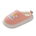 thumbnail image 3 of GXWEA Girls Slippers Slippers Kids Toddler Kids Slippers Cute Animal Cartoon Shoes Girls Boys Warm Winter Household Slippers 12-18 Months, 3 of 8