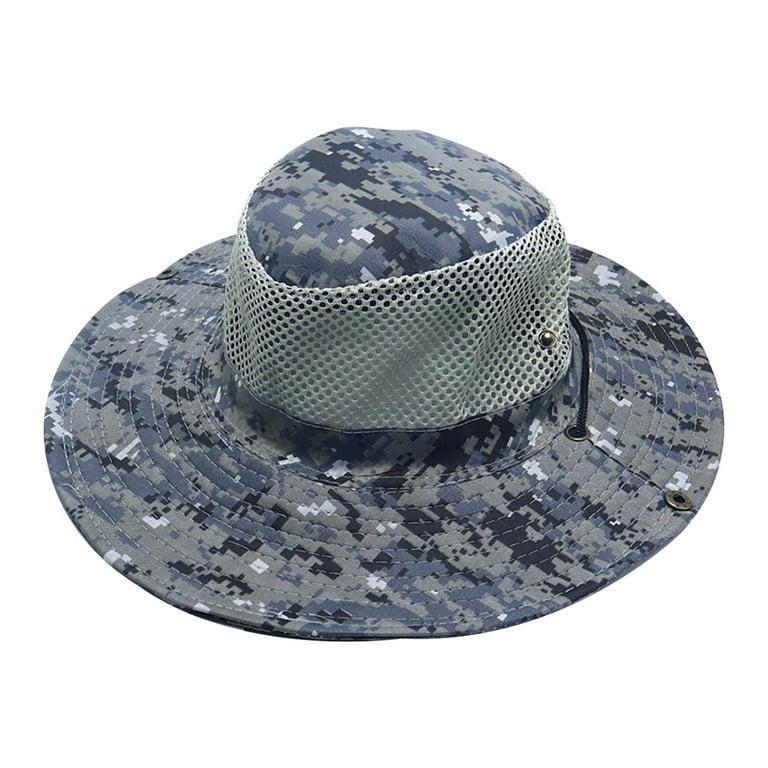 Occkic Mesh Sun Hat for Men Golf Soaker Hats Summer Beach Safari Wide Brim  Breathable Fishing Cap Outdoor