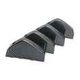thumbnail image 3 of Xotic Tech Car Rear Lower Bumper Wing Lip Diffuser Splitter Spoiler 4 PCS Shark Fins Universal Fit - Carbon Fiber, 3 of 7