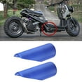 thumbnail image 3 of Aramox 2pcs Aluminum Motorcycle Foot Pegs Footboard Front Rider Foot Pegs Bracket Replacement, 3 of 8