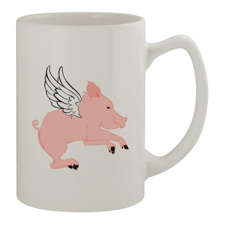 

Flying Pig II #226 - Funny Humor Ceramic 14oz Statesman Coffee Mug Cup