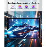 Android Tablet, 10 inch Android 14 Tablet, Quad-core CPU, RAM 4GB(2G+2G), ROM 32GB (Up to 1TB), 800x1280 IPS, WiFi 6, 2MP+2MP, 6000mAh, Purple