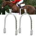 thumbnail image 4 of Espuelas de latón cromado para vaquero, espuelas de latón cromado para niña, espuelas para jóvenes cromadas, eficiencia óptima, 4 of 12