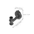 thumbnail image 2 of PAMINGONO Post Base Light Solar Lawn Light Accessory Black Plastic Elegant Design for Homeowners 1Pack, 2 of 8