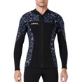 thumbnail image 1 of Sonducket DIVE SAIL 1,5 MM traje de neopreno Tops trajes de neopreno protección trajes de buceo estilo chino para aeróbic acuático Deportes acuáticos hombre gris XXL, 1 of 6