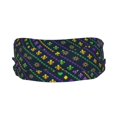 thumbnail image 3 of Easygdp Mardi Gras Strings of Beads Sports Headband Non Slip Headband Unisex for Head Circumference 19.6 - 22.4 inch, 3 of 9