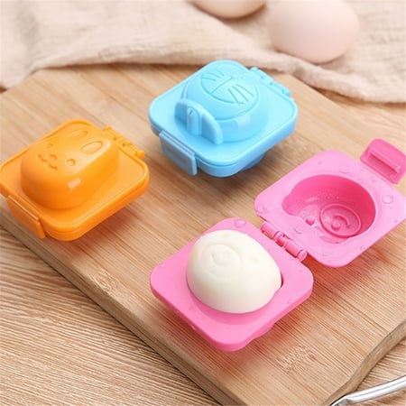 

EIMELI 6 Pcs Boiled Egg Mold Cute Cartoon 3D Egg Ring Mould Bento Maker Cutter Decorating Egg Tool Kitchen Accessories For kitchen