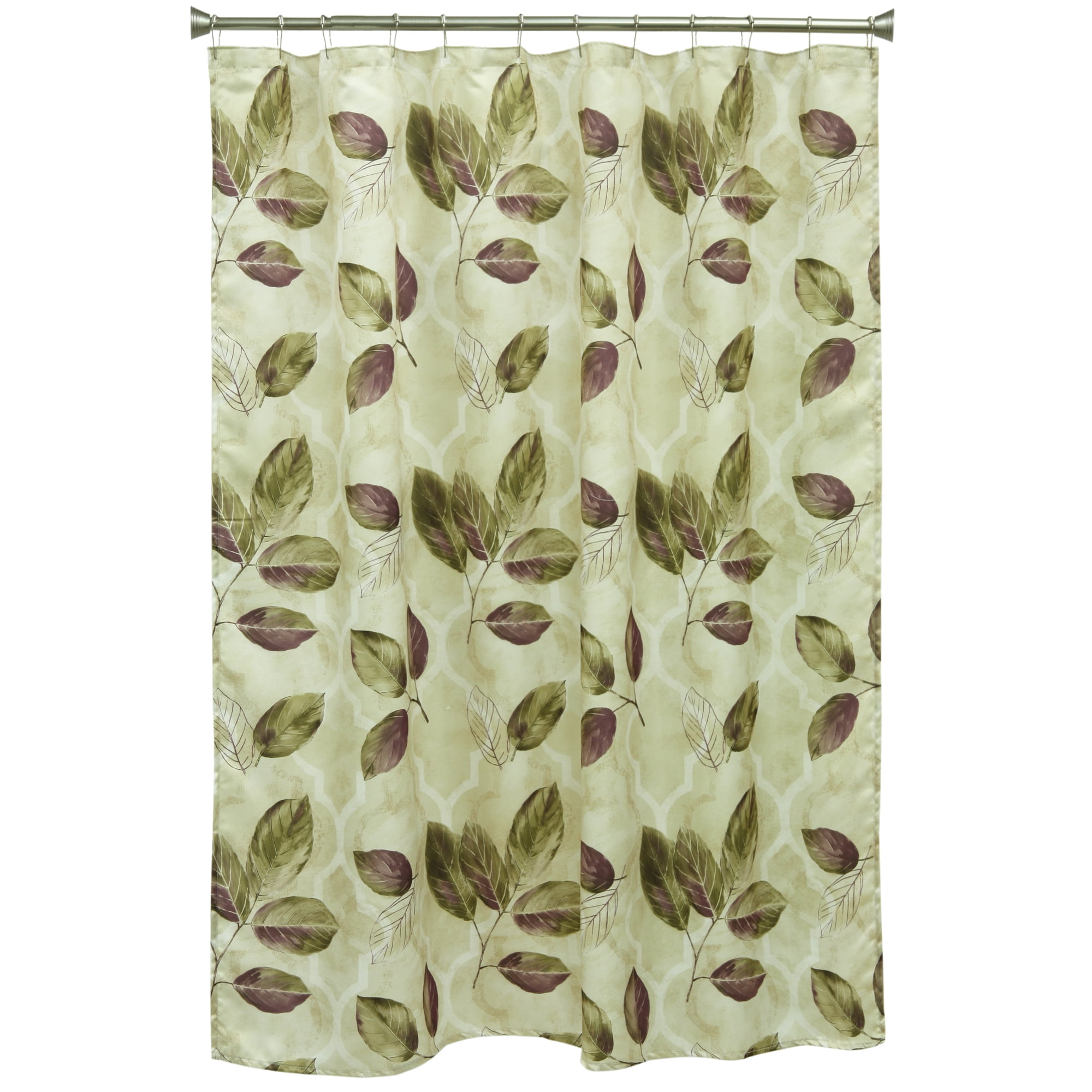 Bacova Guild Purple Leaves Printed Poly Silk 70 X 72 Shower Bacova Guild Purple Leaves Printed Poly Silk 70 X 72 Shower Curtain Com