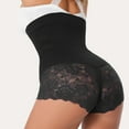 thumbnail image 6 of Elainilye Fashion Shapewear Tummy Control High Waisted Butt Lifting Panties Sexy Leaky Butt Sculpting Body Shaper Pants,Black, 6 of 8