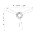 thumbnail image 2 of ADDHAT 10Ud Clips Adaptadores De Para Sostener Pantallas De Vidrio Y, 2 of 8