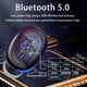 thumbnail image 2 of Seitruly Mini auricular inalámbrico compatible con Bluetooth V5.0 en la oreja Control táctil auriculares IPX4 impermeable auricular sonido manos libres Cables de audio/vídeo Amarillo, 2 of 8