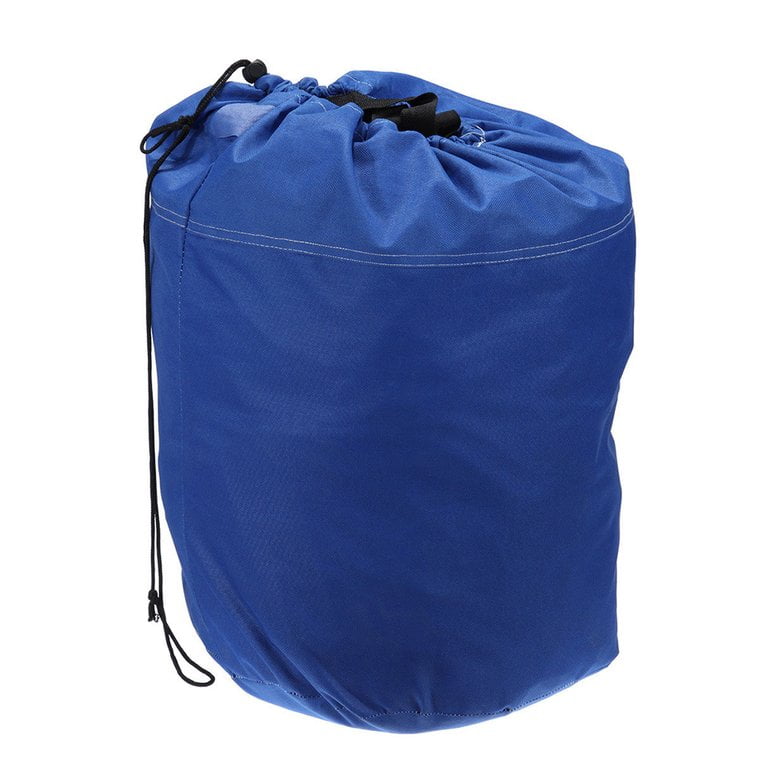 17' 18' 19' Trailerable Fish Ski Boat Cover 600D V-Hull Weather Boat Bag Blue by YKS