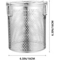 thumbnail image 5 of Bola de especias de acero inoxidable, colador de especias, colador de té, filtro de té, infusor de té, difusor de té, infusor con cadena para té suelto, hojas de café, hierbas Sincero Electrónica, 5 of 5