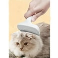 thumbnail image 7 of Zoowhale Cat Hair Thinner, All Purpose Curved Hairs Removal Comb, Reusable Cleaning Cat Supplies (green, Large), 7 of 7