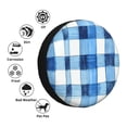 thumbnail image 5 of Multi-Size Car Tire Dust Cover Sunscreen, Corrosion, Dust And Water Keep Spare Tires Clean Cornflowerblue Checked Hand-Drawn Sketch_1 17 Inch, 5 of 8
