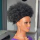 thumbnail image 4 of Extensiones de cola de caballo Mybobwig Big Afro Puff para mujeres negras, 4 of 6