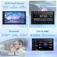 thumbnail image 3 of Eonon 7'' Double Din Car Stereo Wireless CarPlay & Wireless Android Auto Car Audio Receivers with AHD Backup Camera, Built in DSP, Bluetooth, MirrorL, 3 of 9