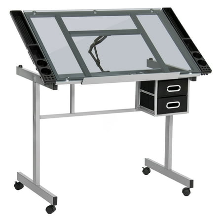 Best Choice Products Office Desk Station Adjustable Drafting Table