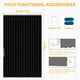 thumbnail image 2 of Cortina interior de armario Acordion Doors AJAZZ, 100% opaca, 2 of 8