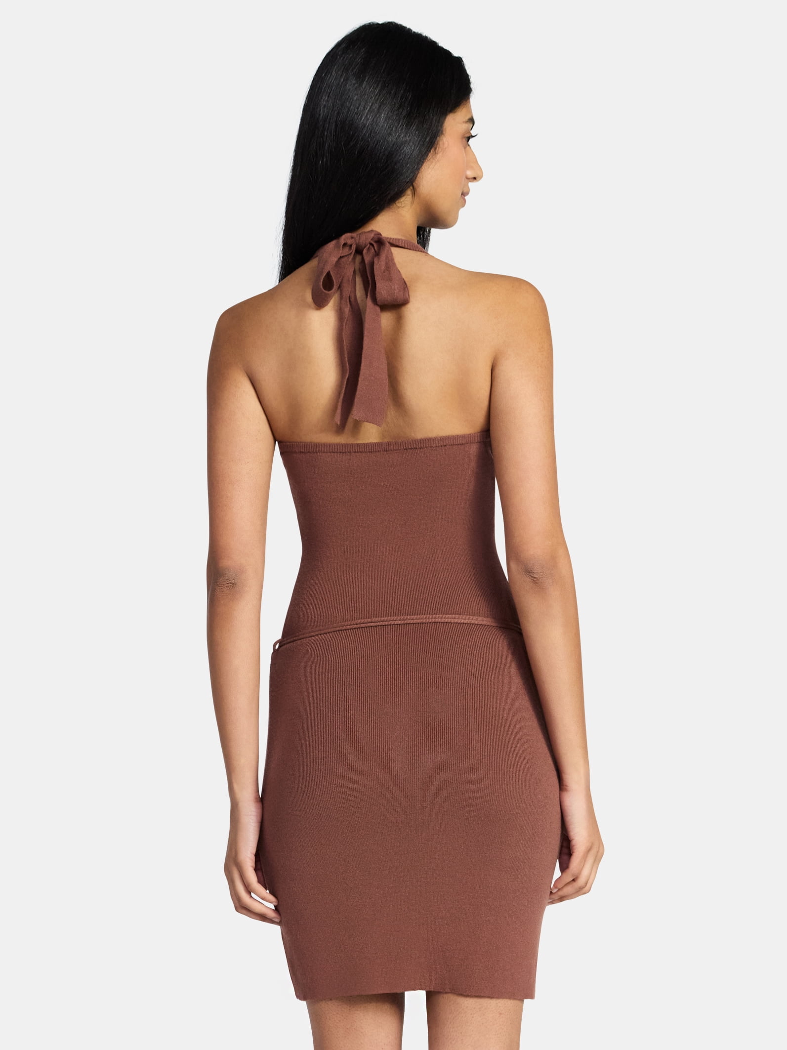 Madden NYC Sleeveless Halter Dress, Womens